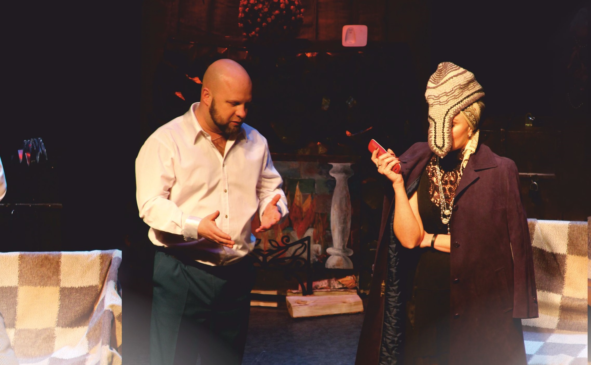 Спектакль "Дом вверх дном" (БСХТ за кордоном в Минске)