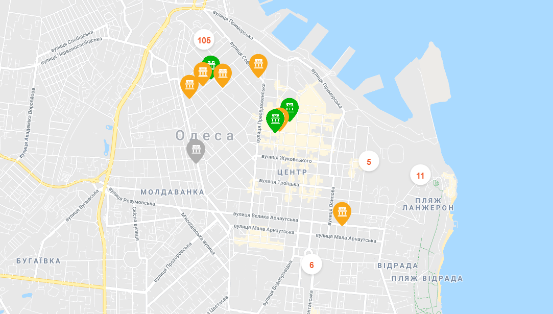 Одесситы создали онлайн-карту для людей с инвалидностью