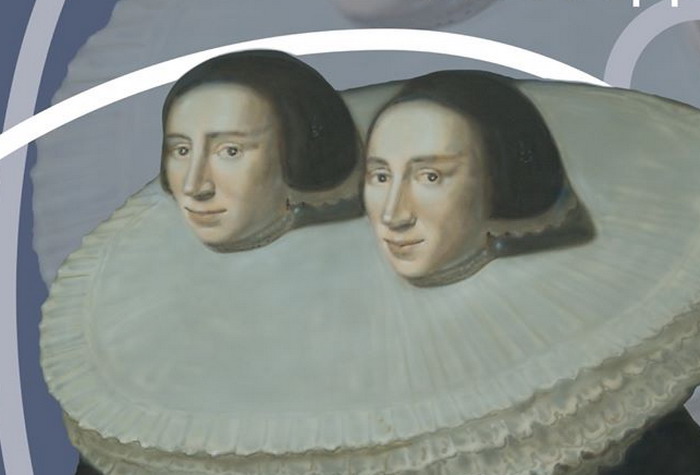 Одна из работ на выставке "Черное зеркало"