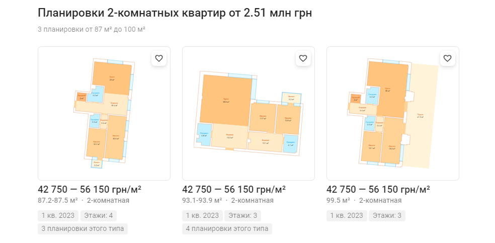 Планировка двухкомнатной квартиры на Ришельевской, 47. Фото: "ЛУН"
