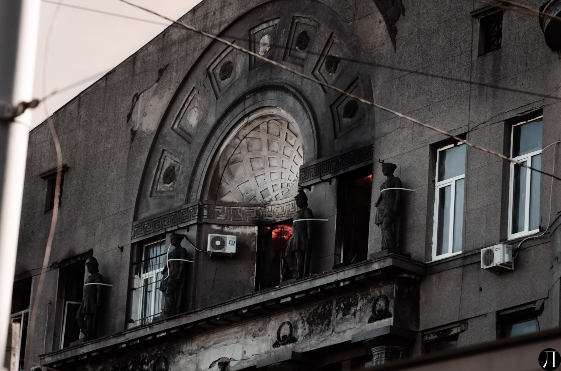 Горевший дом Асвадурова. Фото: Лоция