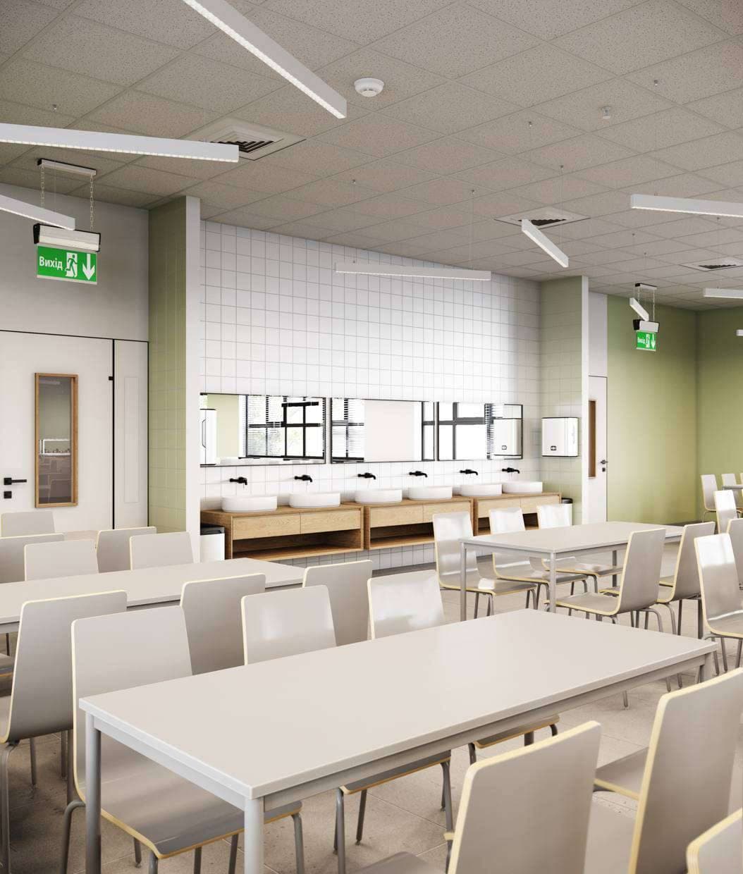 Дизайн интерьера обеденного зала.