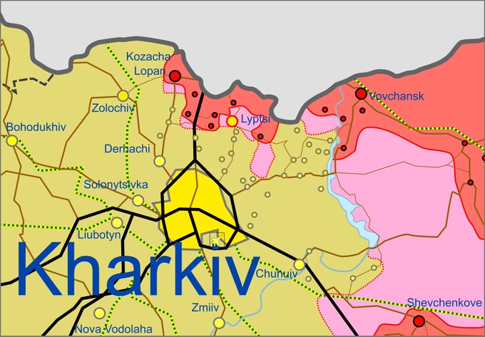 Карта боевых действий в Украине 11 мая.