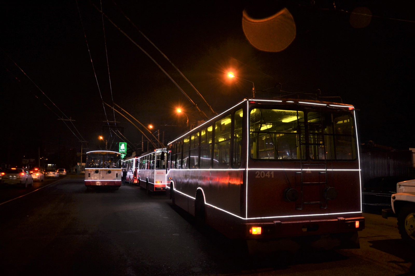 В Одессе троллейбусы пройдут по праздничному маршруту.