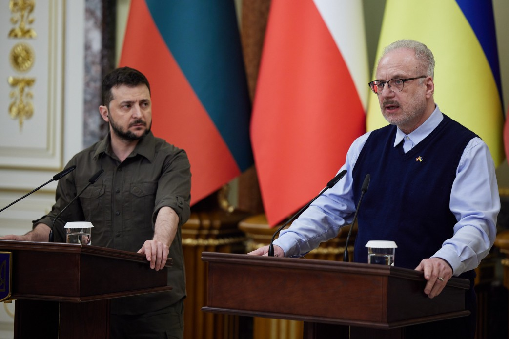 Президент Латвии Эгилс Левитс.