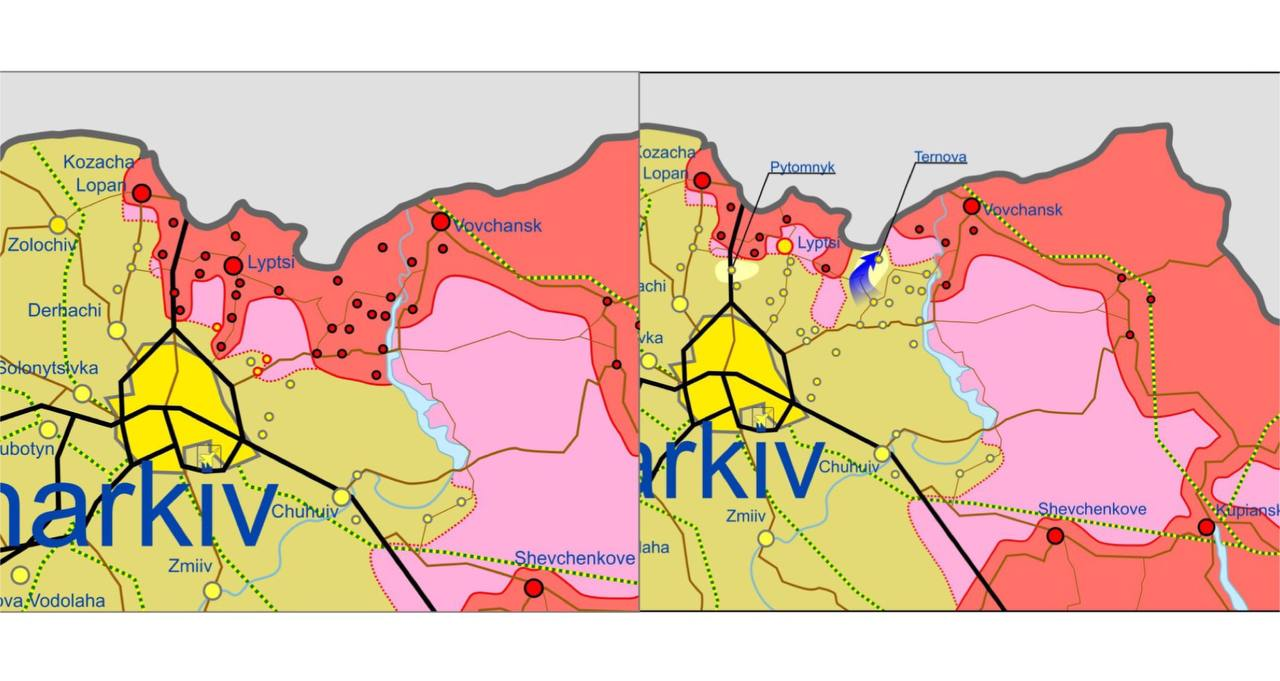 Карта боевых действий в Украине 11 мая.