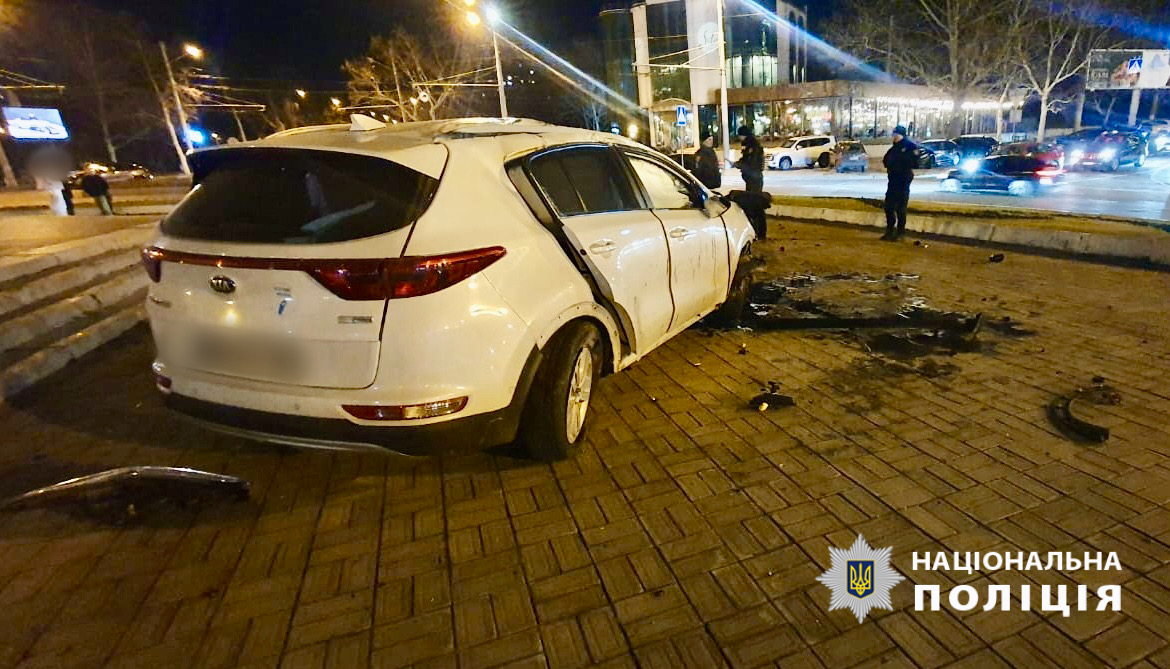 Автомобіль після ДТП.