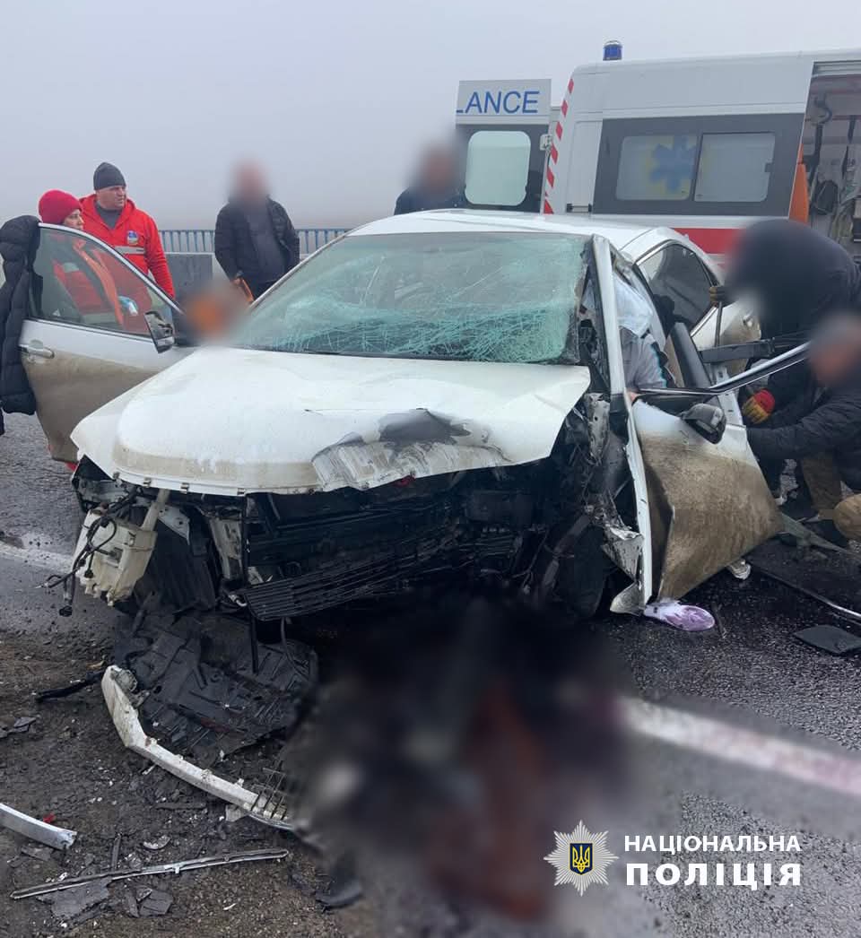 Автомобіль після ДТП.