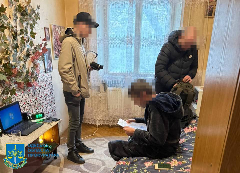 Задержание одного из нарушителей.