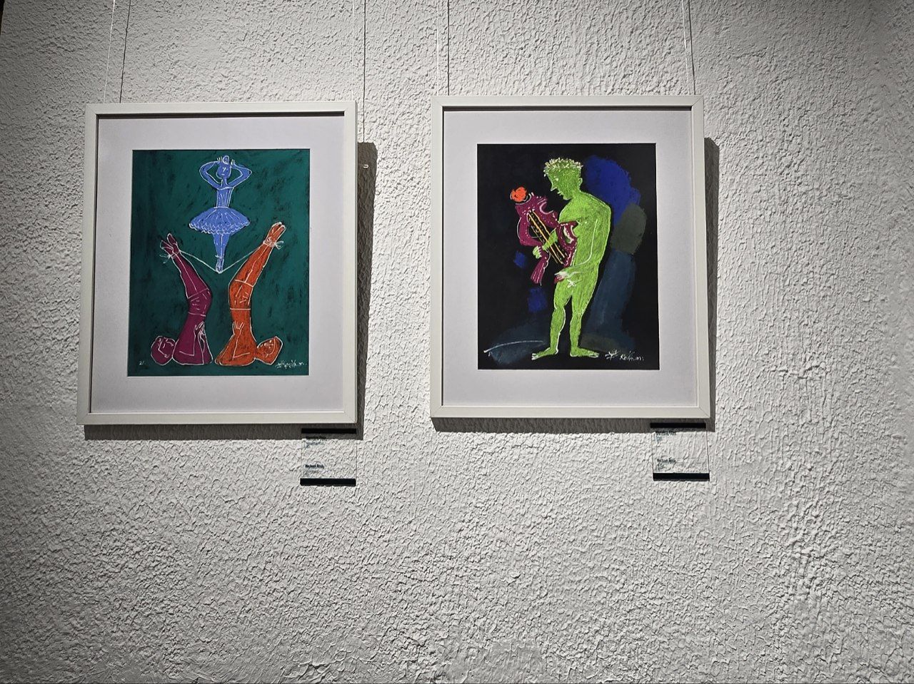 Работы с выставки Михаила Ревы.