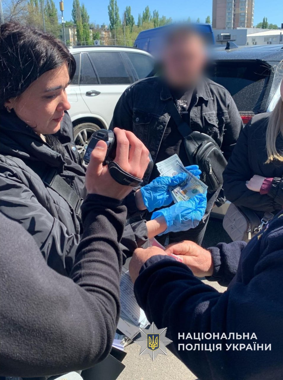 Задержание одессита, пытавшегося подкупить пограничника.