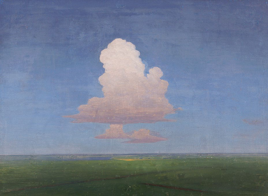 Архип Куїнджі. "Хмарка", 40 × 54 см, олія на папері, з колекції Одеського національного художнього музею