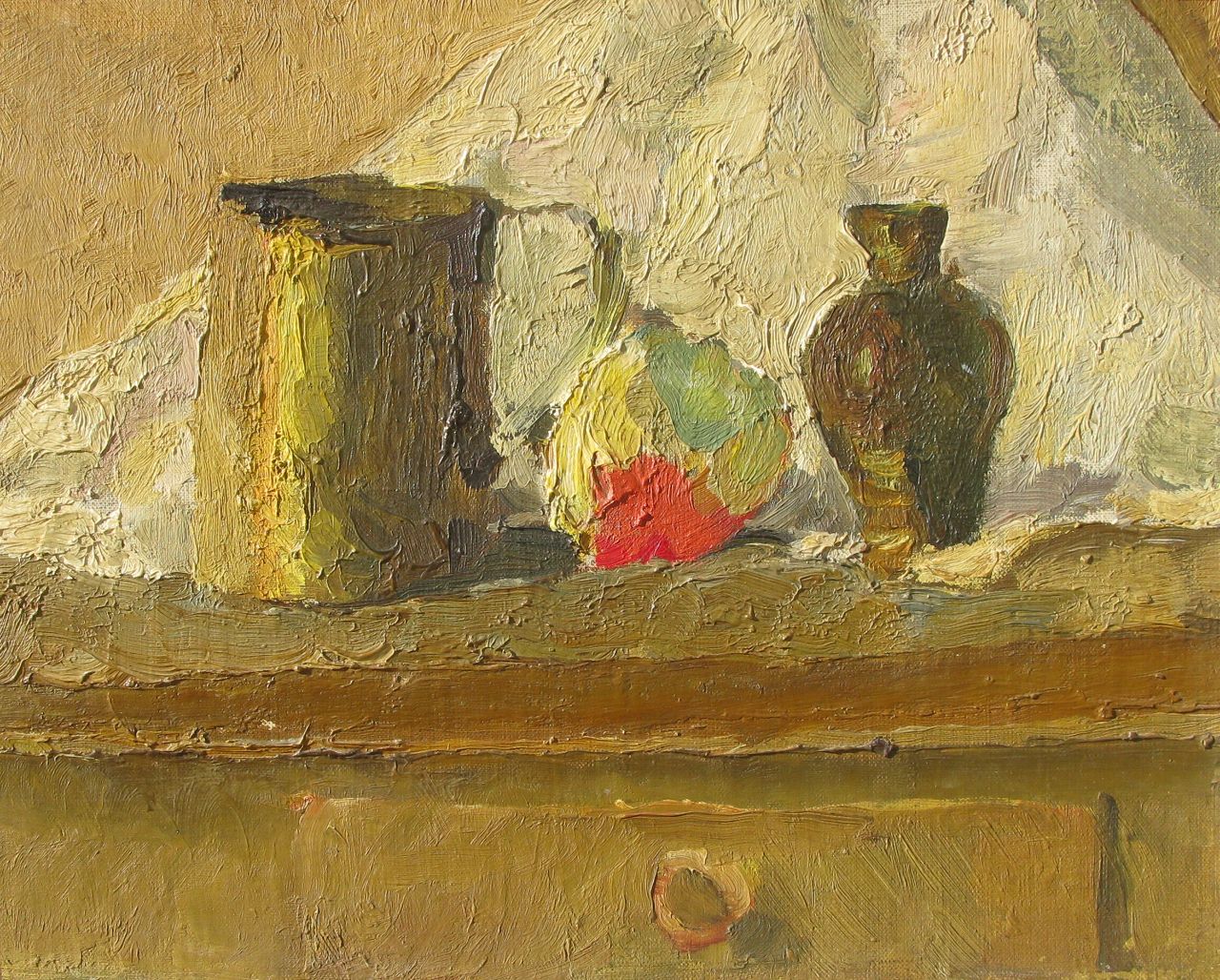 "Натюрморт с кружкой", 26&times;20 см, холст, масло, 1967 год