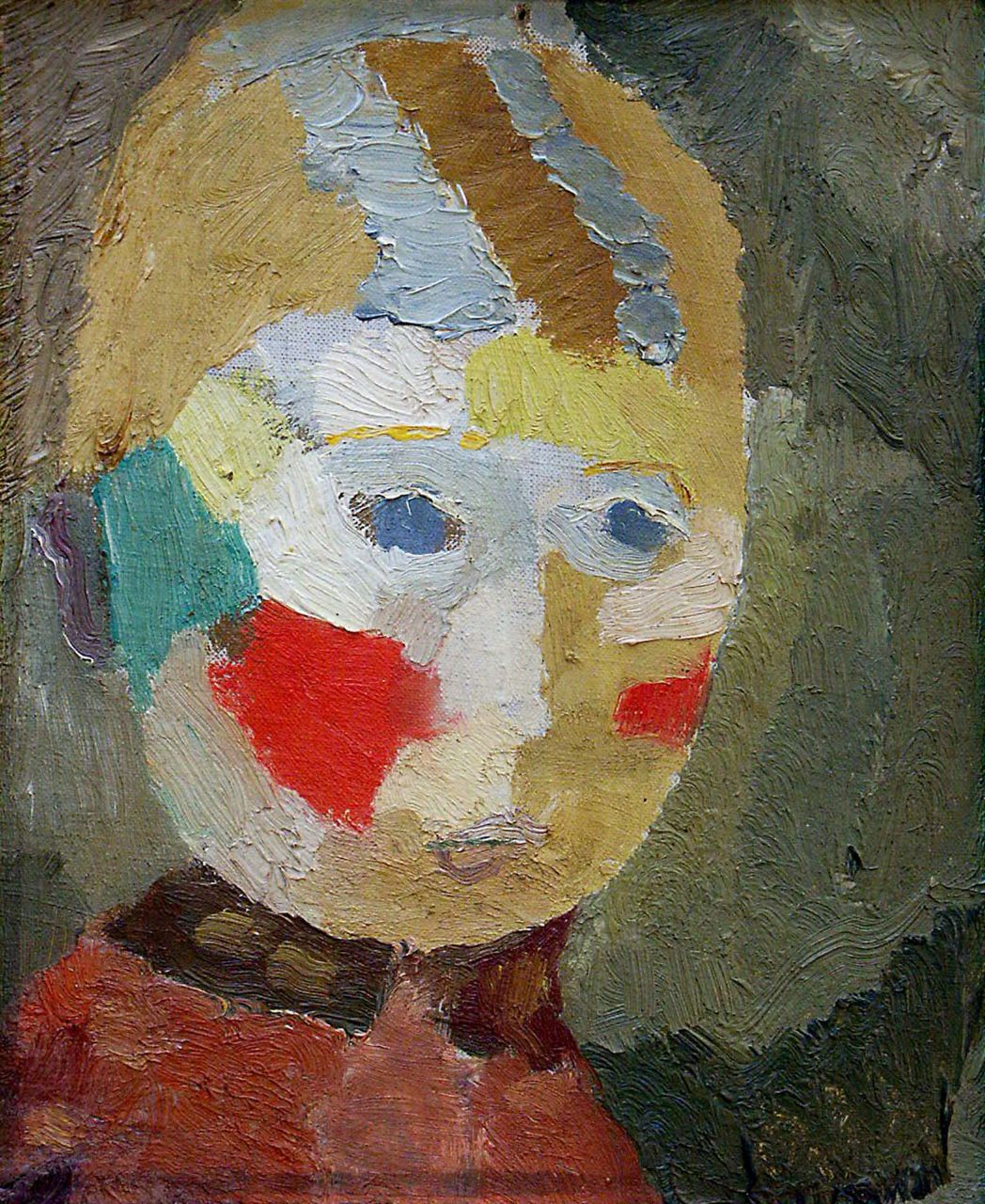 "Мальчик", 23&times;20 см, картон, холст, масло, 1968&ndash;1969 годы