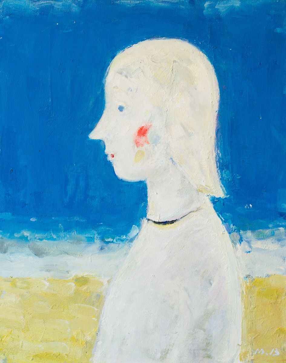 "Люда", холст, масло, 1970 год