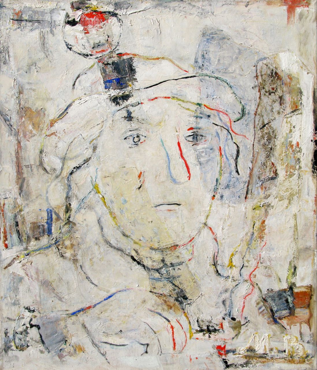 "Автопортрет с люлькой", 65&times;55 см, холст, масло, 1994 год