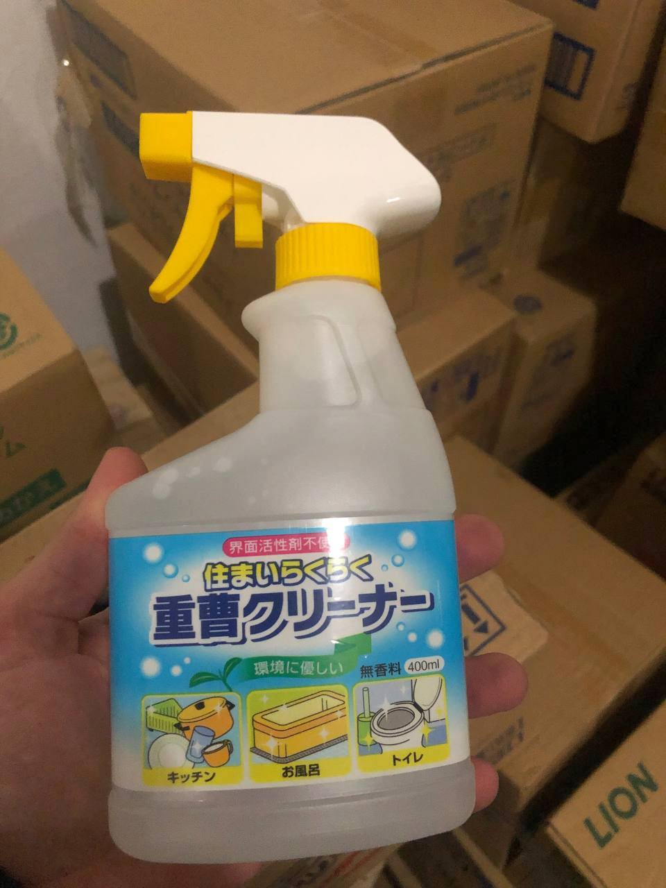 Партия небезопасной бытовой химии из Японии.