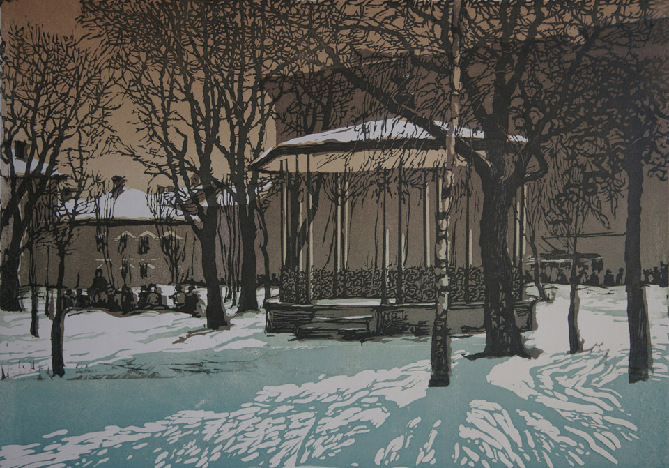Міський сад взимку, Одеса.