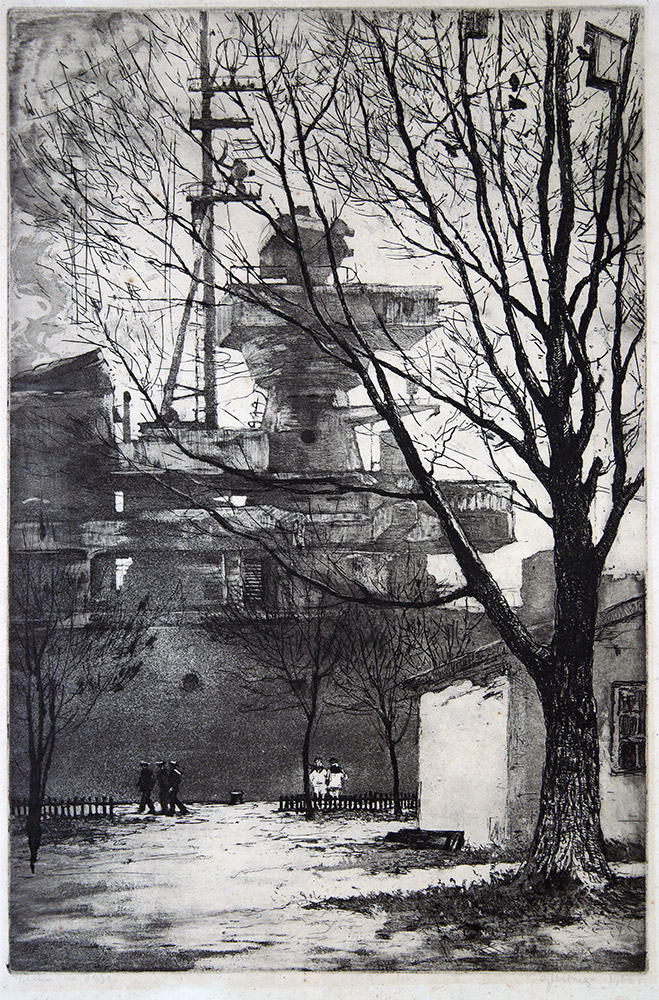 Весна на базі.