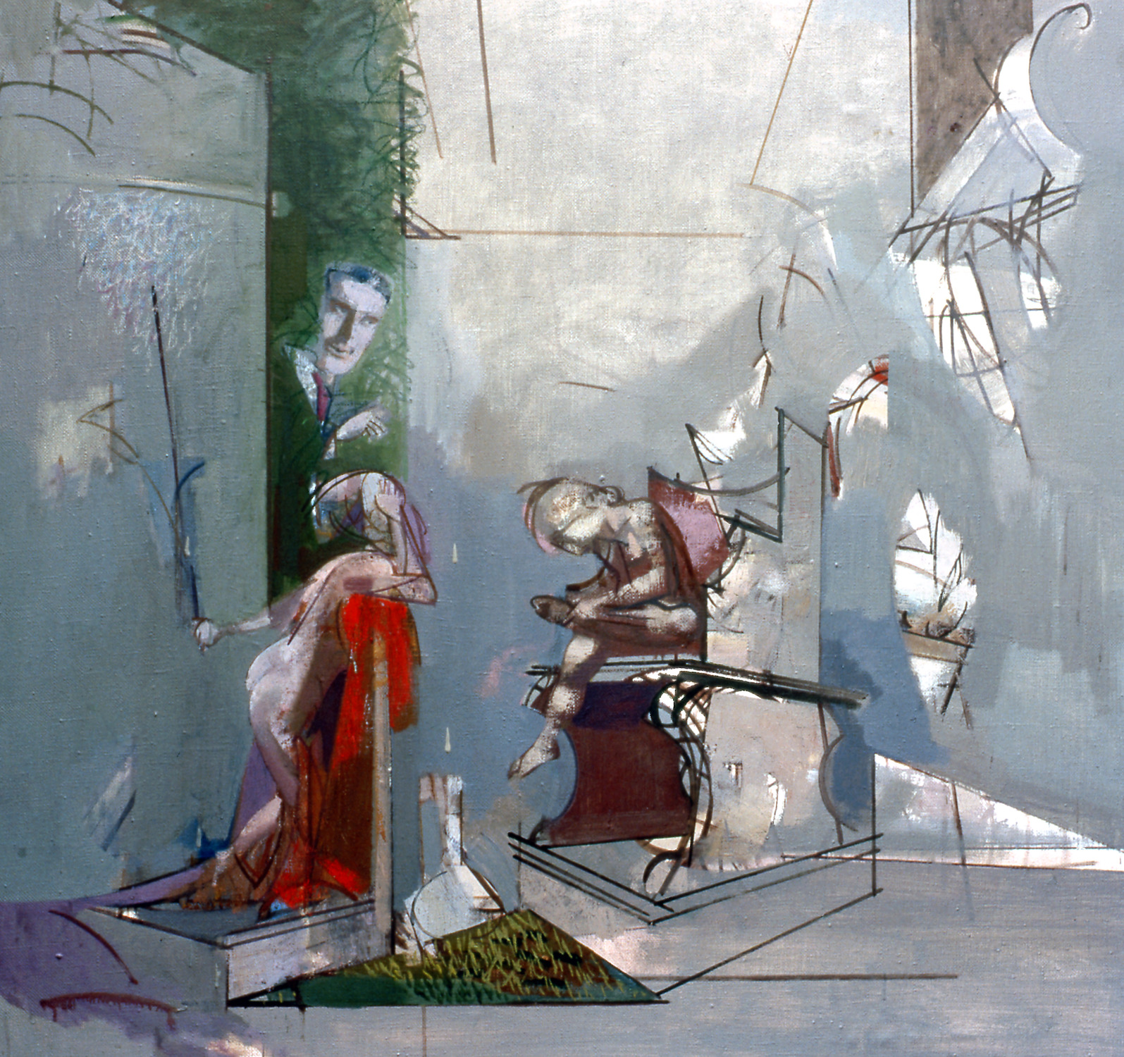 Василий Рябченко. "Принц", 110 х 110 см, холст, масло, 1980-е года