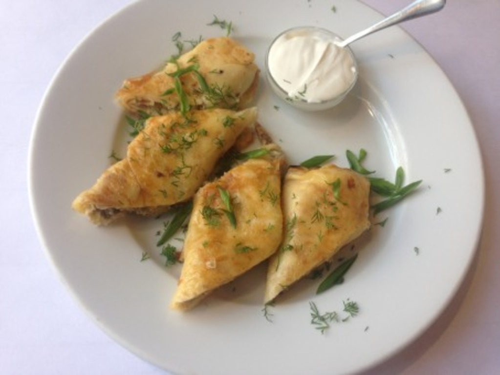 Млинці у вареничній "Альпіна".