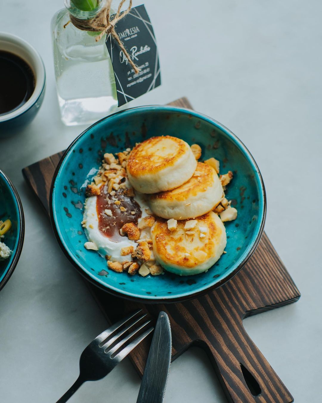 Сырники в кафе "Вітер".