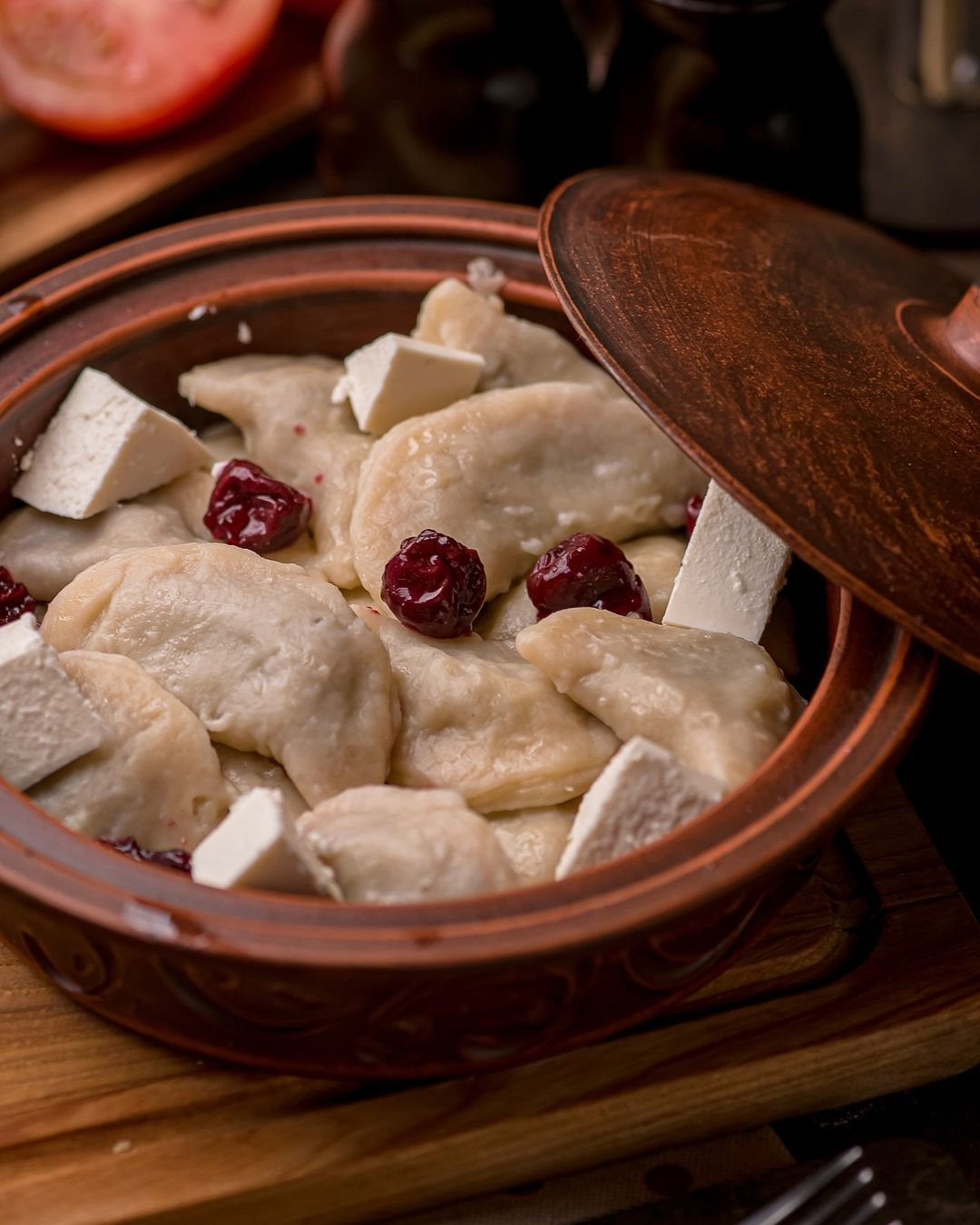 Вареники в ресторане Salo.