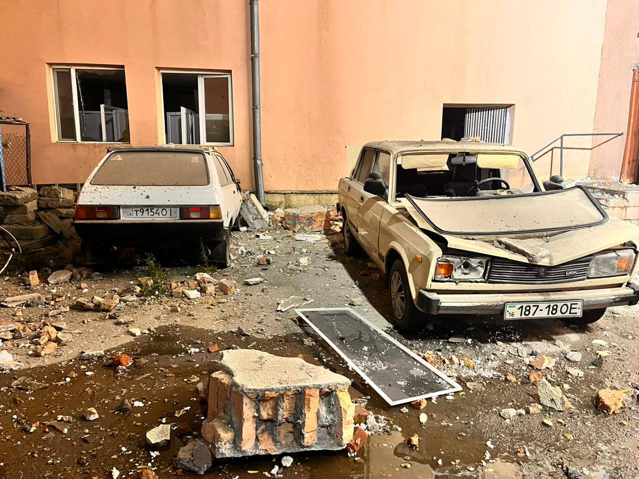 Последствия обстрелов Одесской области 28 сентября.