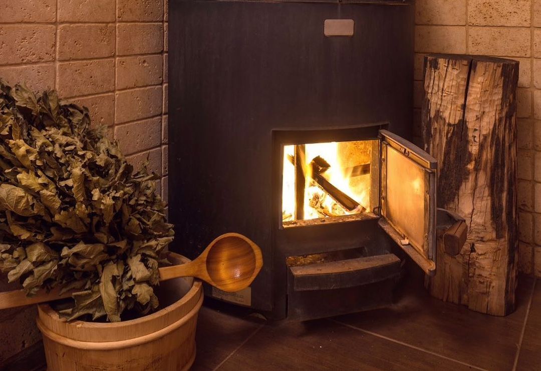 Баня в SPA-комплексе эко-гостиницы Villa Pinia.