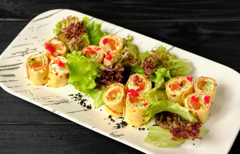 Млинці з лососем в Nonna.