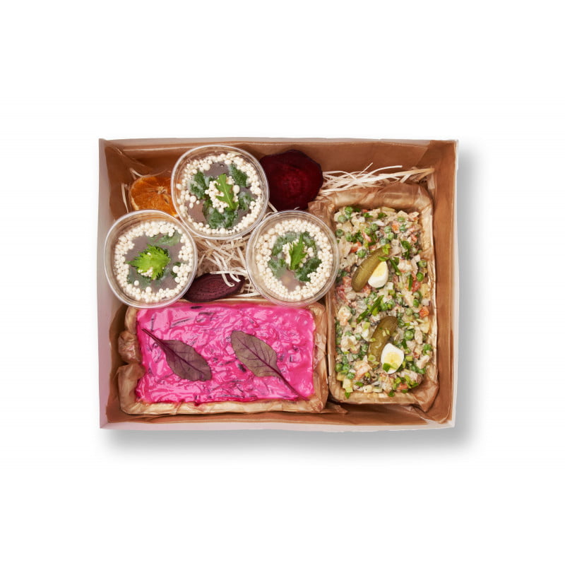 Новорічний Classic бокс від онлайн-ресторану Time Out.