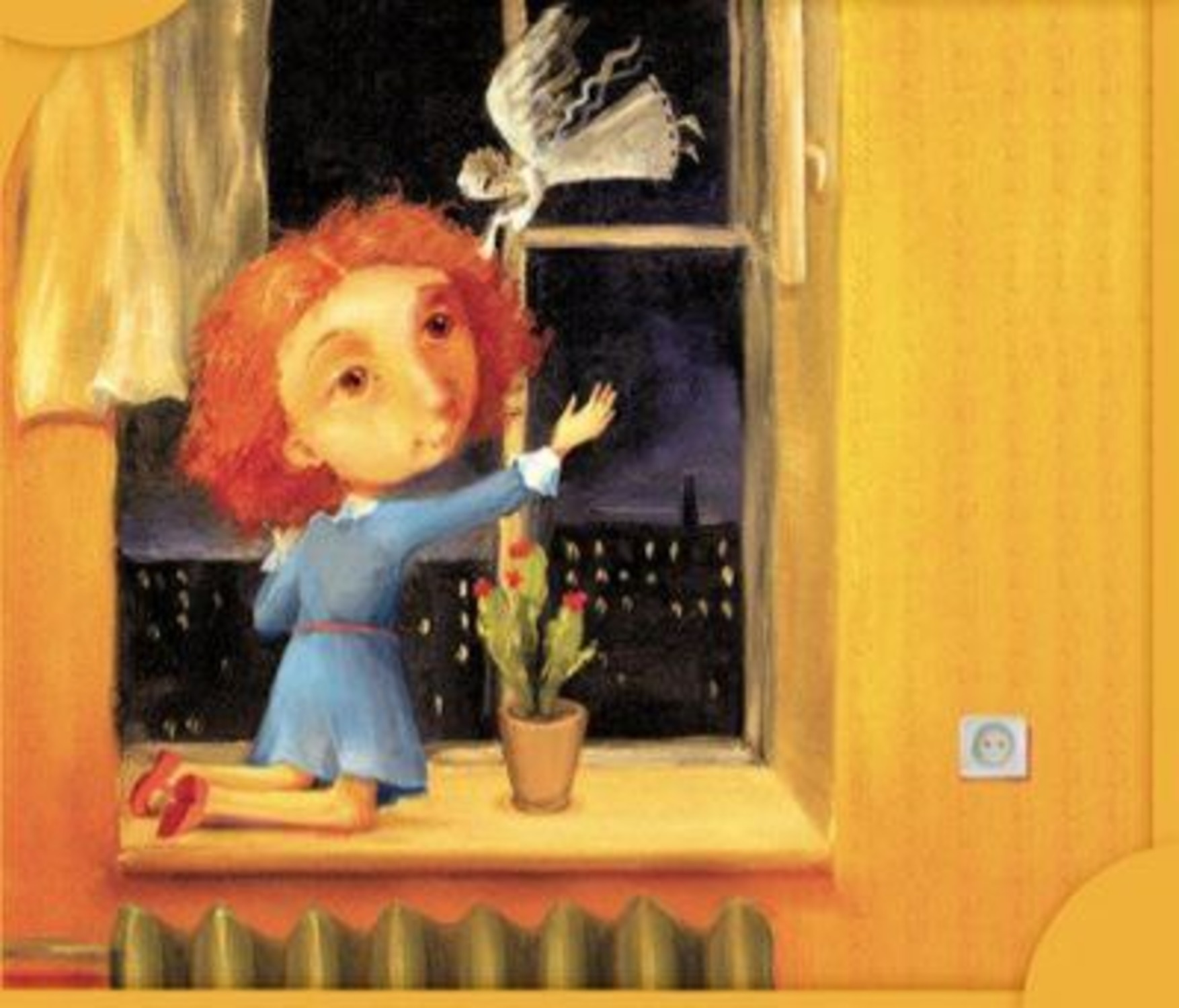 Иллюстрации из книги Ольги Бусенко "Бумажный ангел".