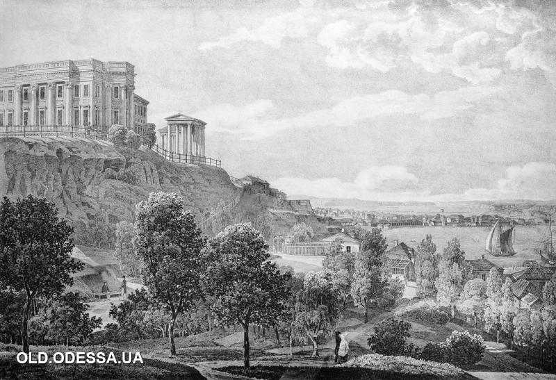 Воронцовский дворец в 1830-е годы.