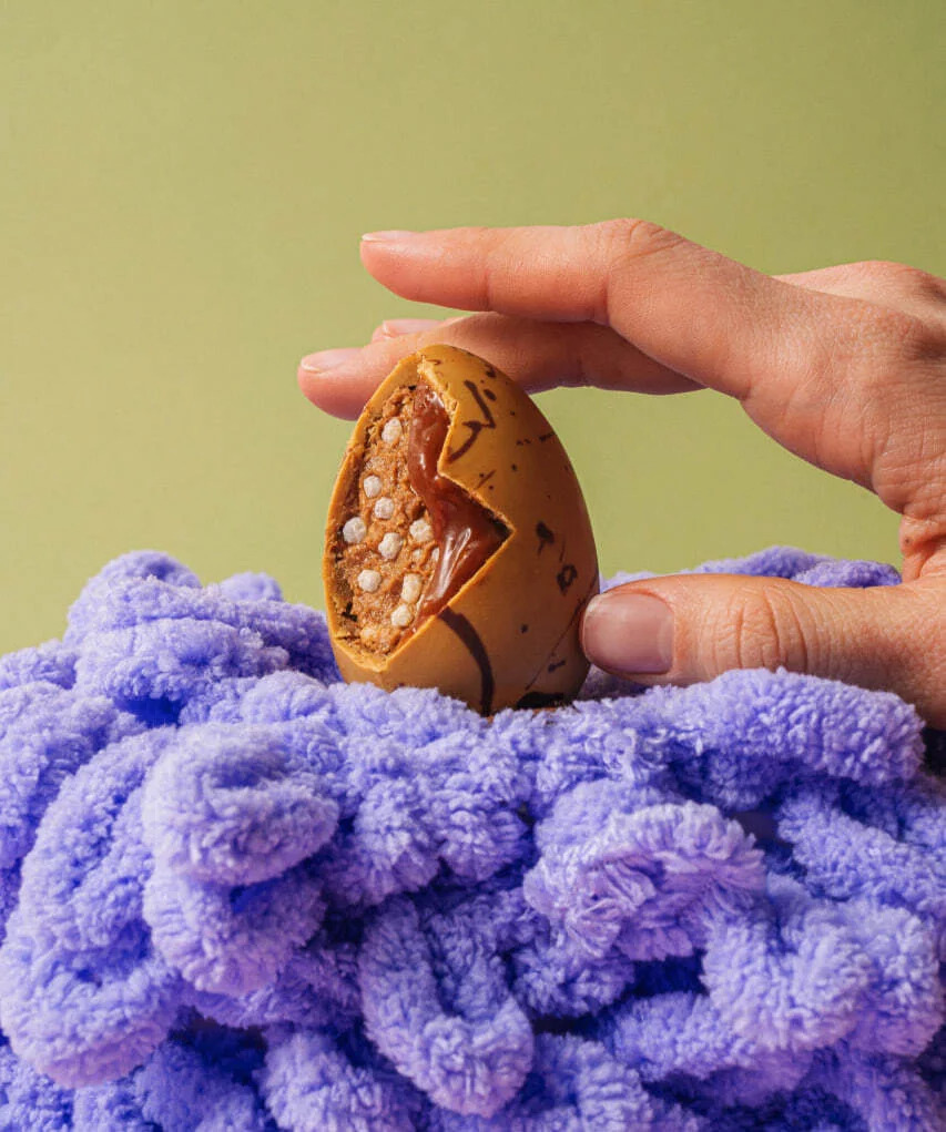 Шоколадное яйцо в гречневом шоколаде от Healthy Choice.