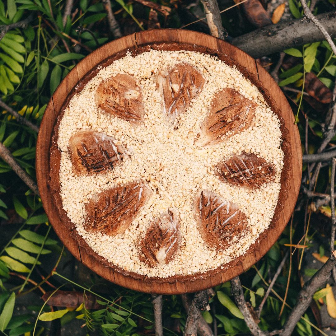 Грушевый пирог в кафе-кондитерской Pepe Cafe.