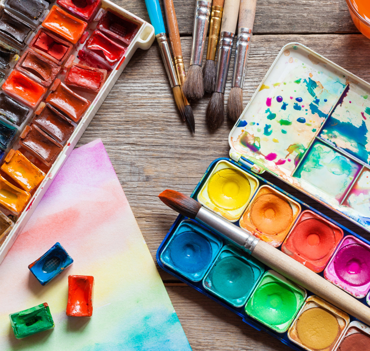 Акварельный майстер-клас від Pastel Art Studio.