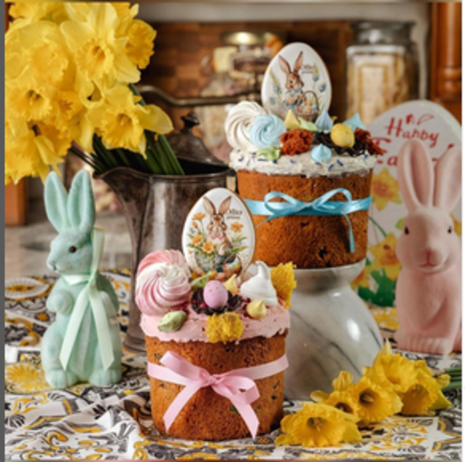 Пасхальное меню в Olio Pizza.