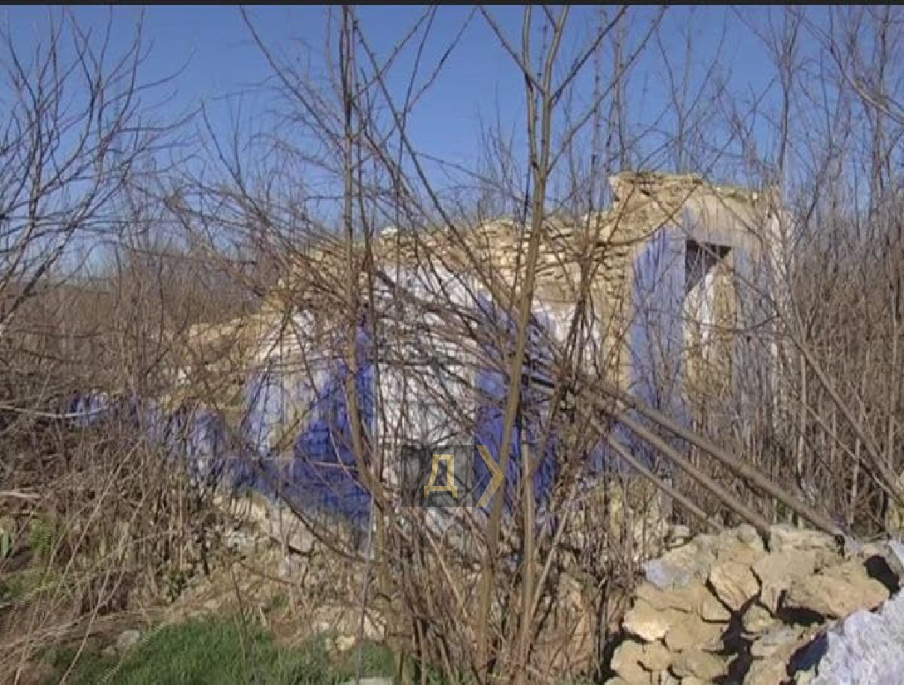 От села Ивановка остались только поразрушенные дома.