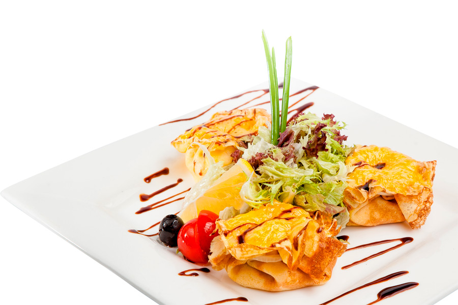 Млинці в ресторані "Ігуана".