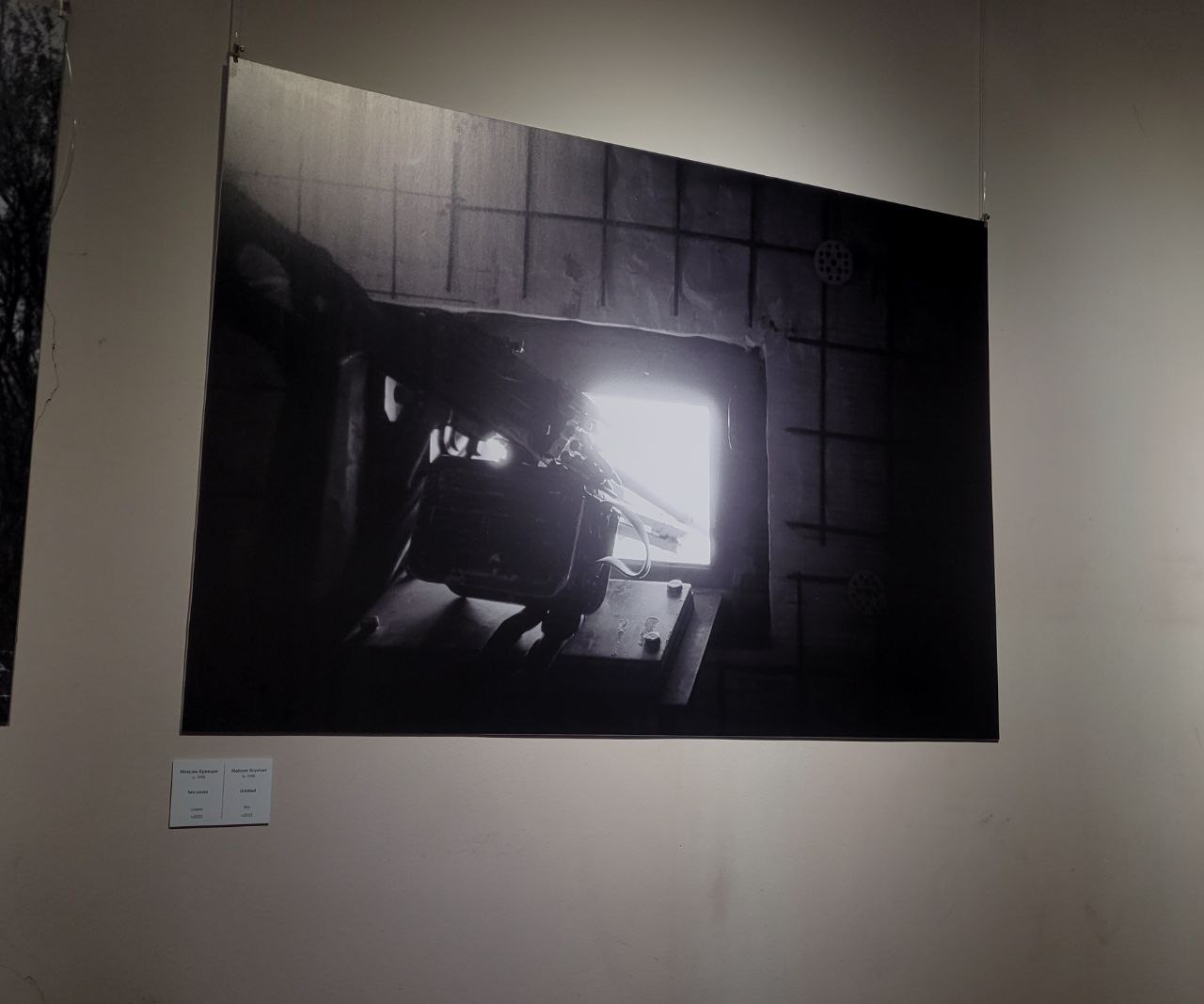 Снимок с выставки Максима Кривцова.