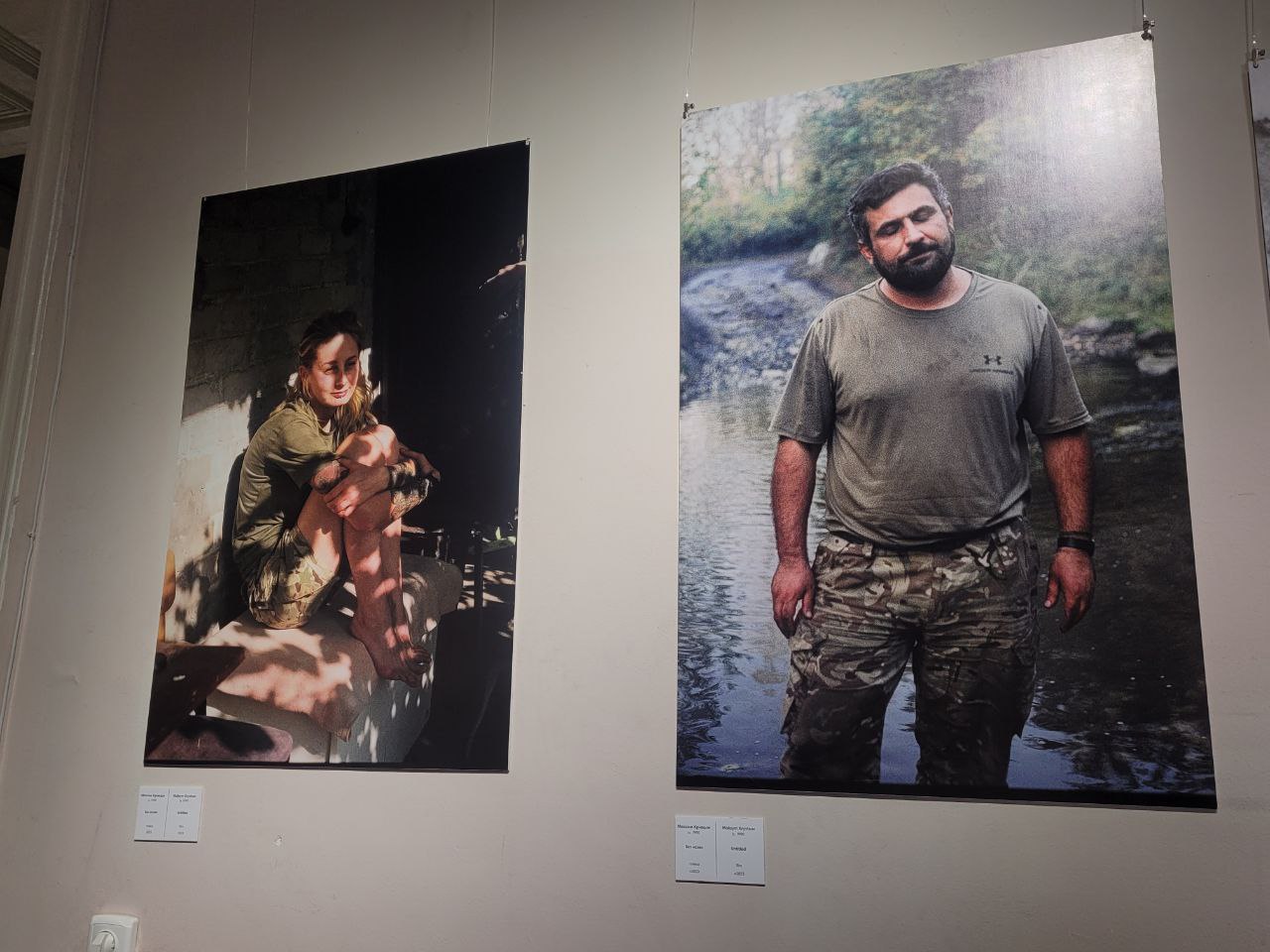 Снимки с выставки Максима Кривцова.