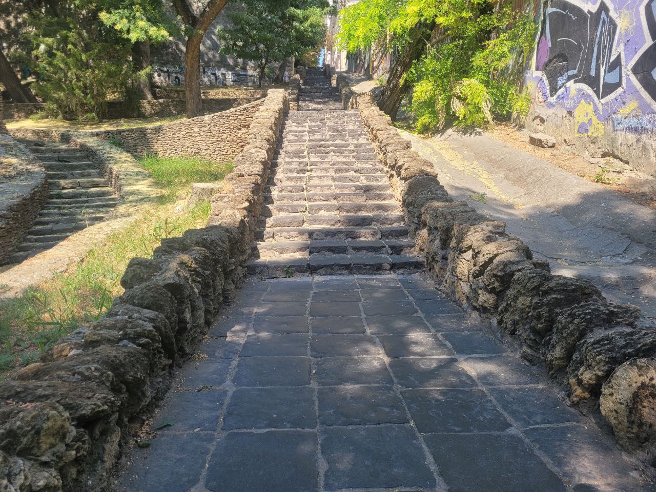 Лестница мертвых в Одессе.