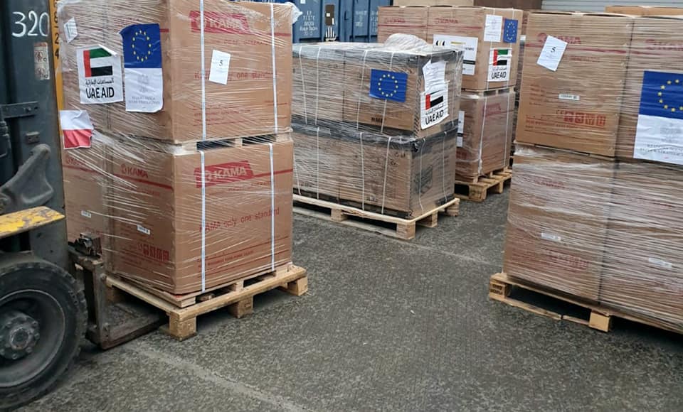 Одесская область получила более двух сотен генераторов от ОАЭ.