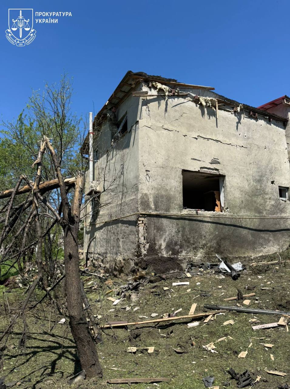 Пошкодження на Одещині після обстрілу 15 травня 2026 року.
