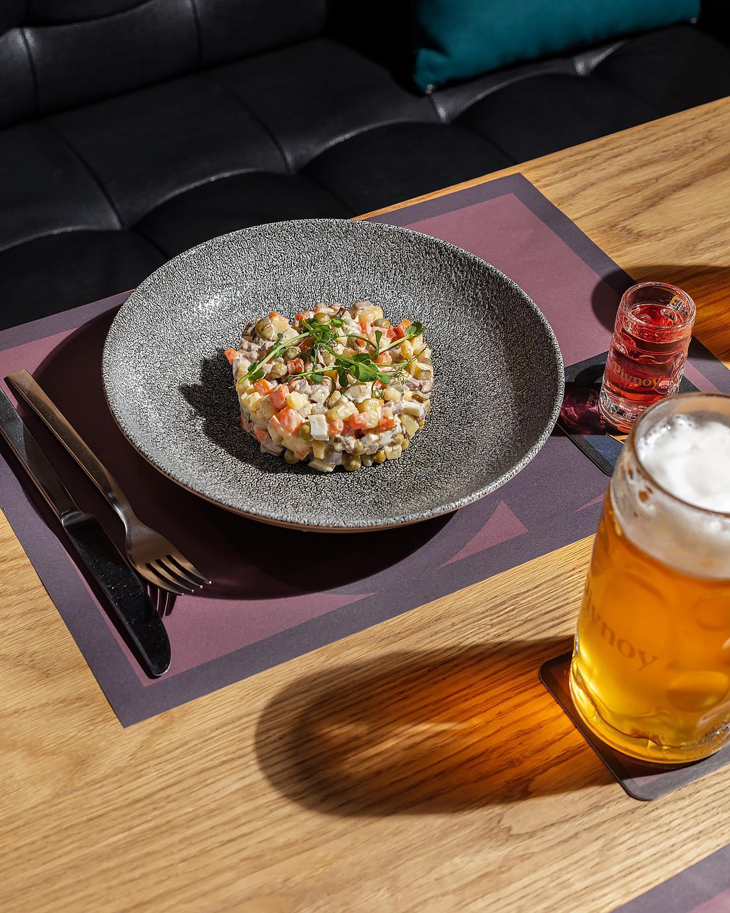 Олів'є в Pivnoy Brewery&Bar.
