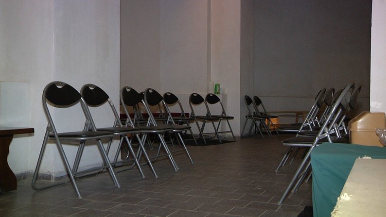 Укриття в Оперному театрі.