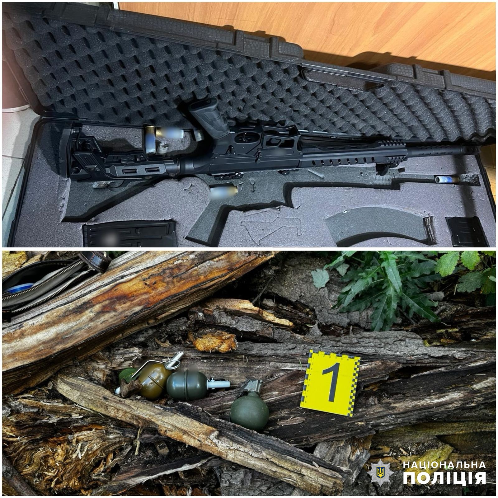 Вилучена зброя.