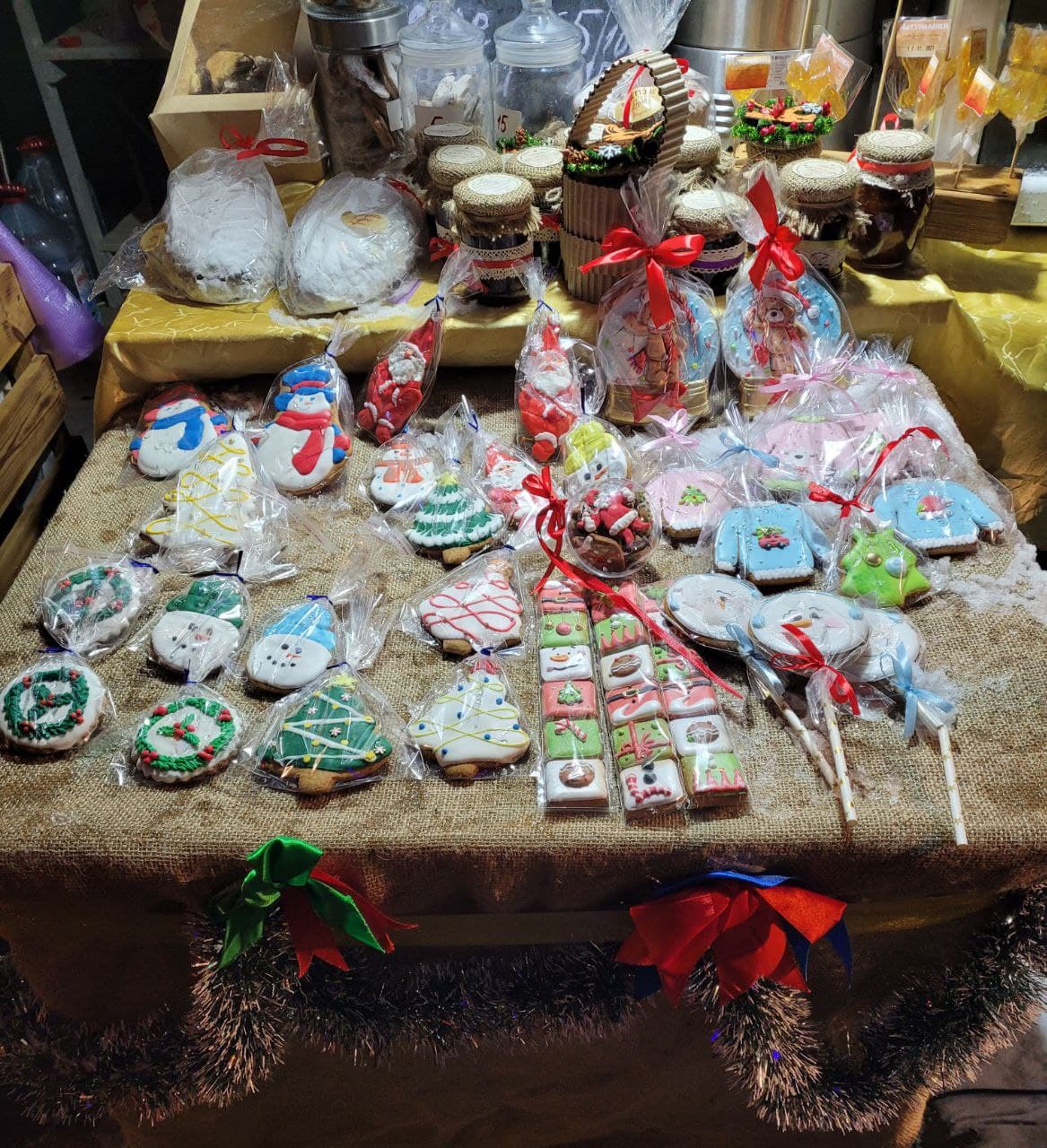 Пряники на ярмарке в Кирхе.