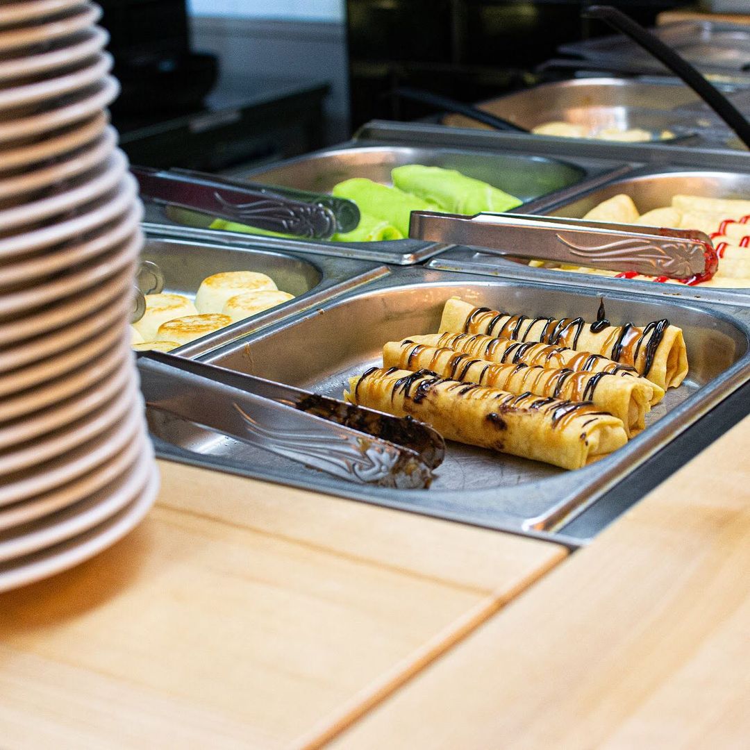 Млинці в кафе-їдальні "Пузата хата".