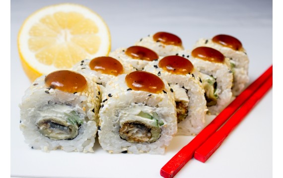 Унаги темпура рол від онлайн-ресторану Palo4ki-food.